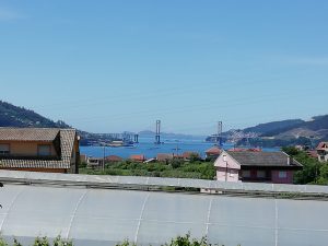 Caminho Portugues Tag 8 - Brücke Puente de Rande bei Vigo