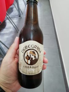 Caminho Portugues Tag 10 - Bierflasche Peregrina